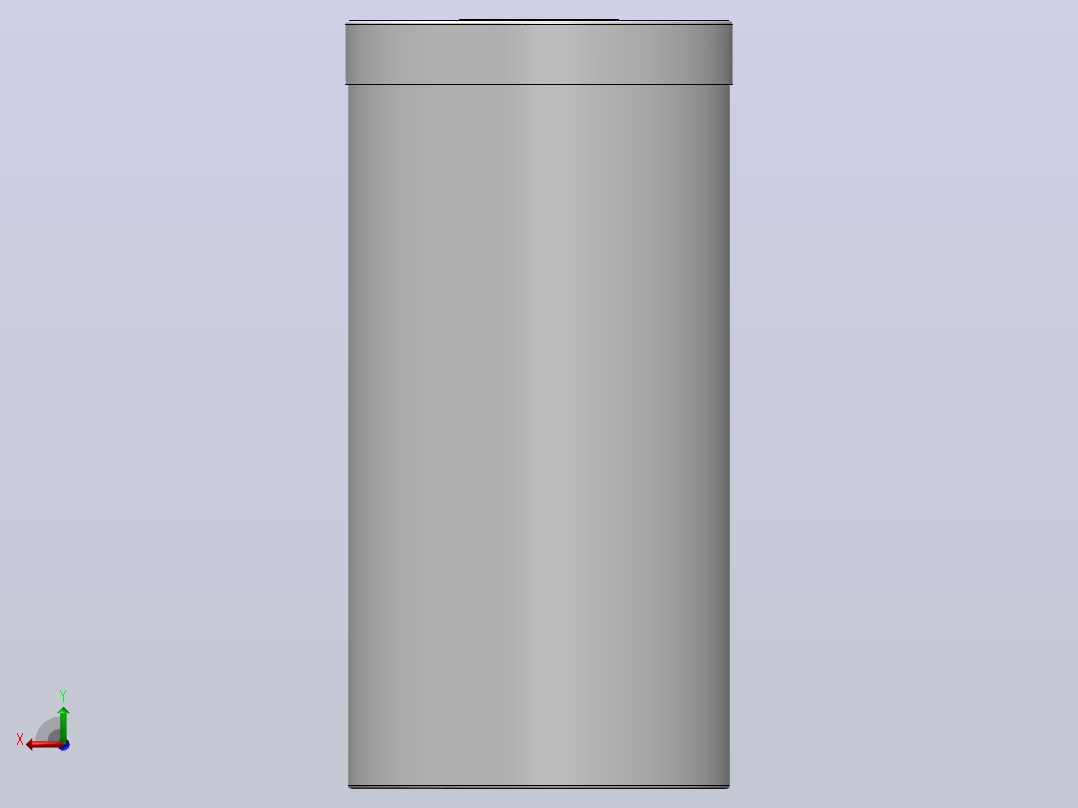 垃圾箱 垃圾处理设备trash-can-ashtray-1837-模型格式为 sw stp igs后视图