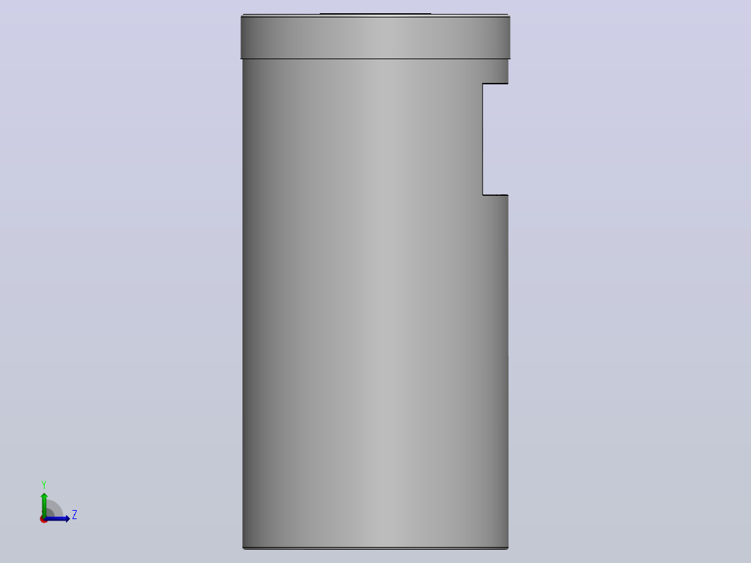 垃圾箱 垃圾处理设备trash-can-ashtray-1837-模型格式为 sw stp igs左视图