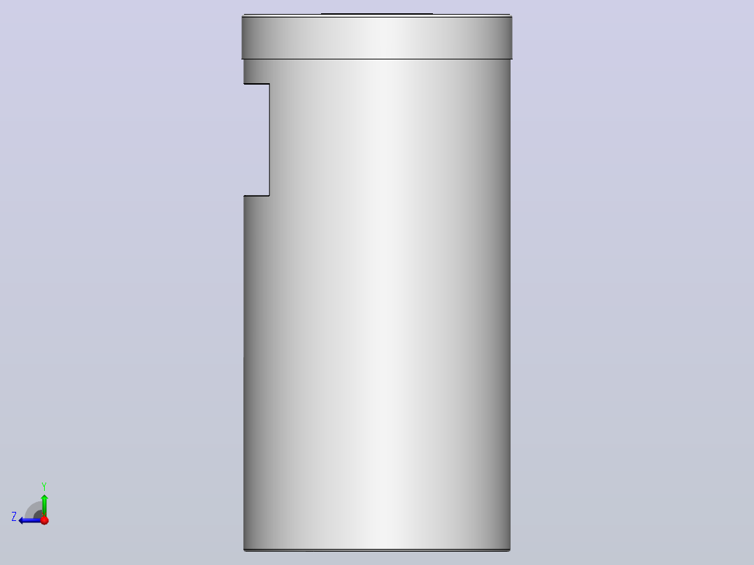 垃圾箱 垃圾处理设备trash-can-ashtray-1837-模型格式为 sw stp igs右视图