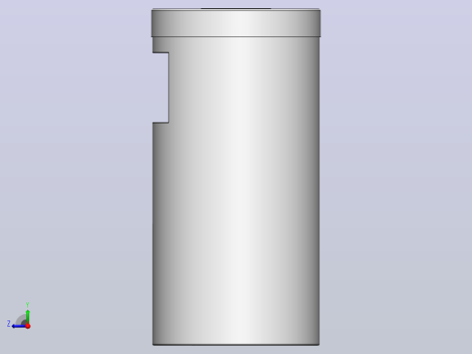 垃圾箱 垃圾处理设备trash-can-ashtray-1837-模型格式为 sw stp igs右视缩略图