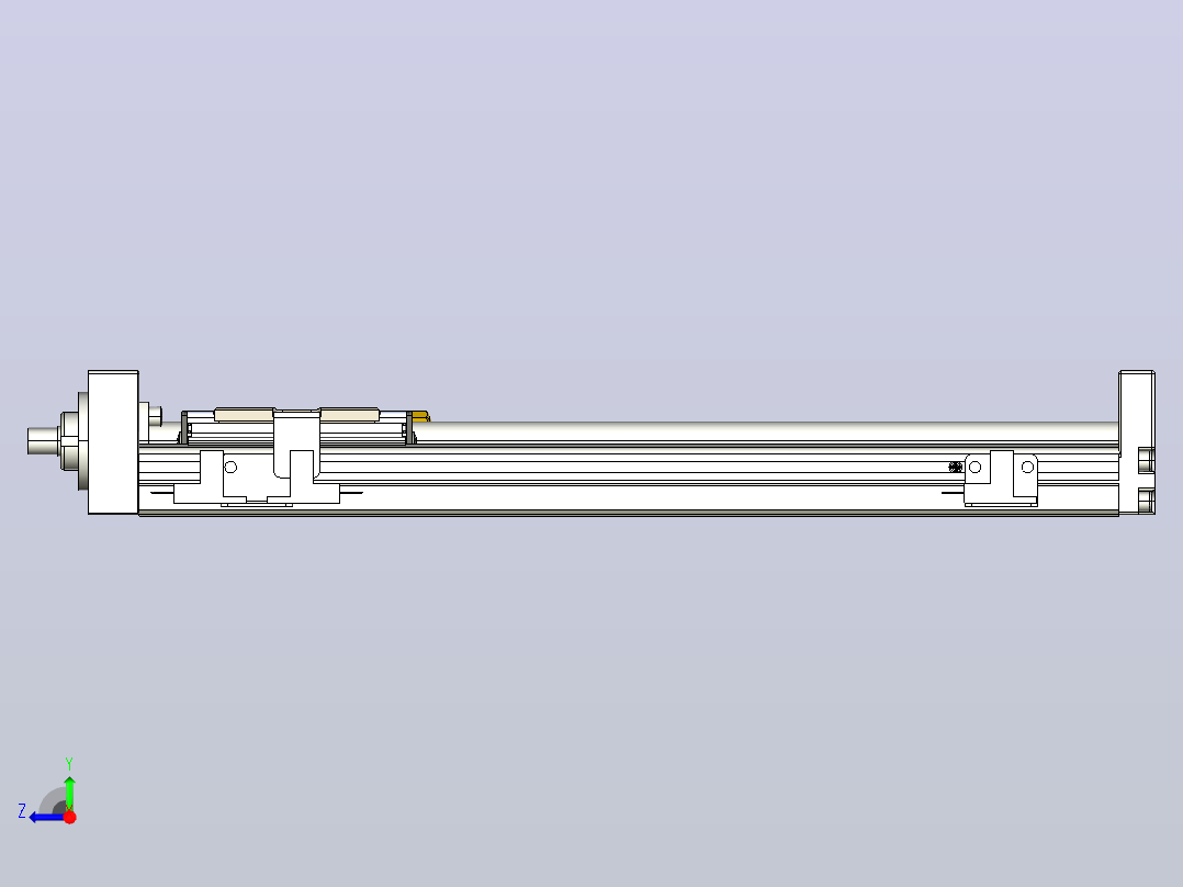 KK60-300A1-H0 模组 标准A1滑座 KK60-A1-H0 替换上银右视图