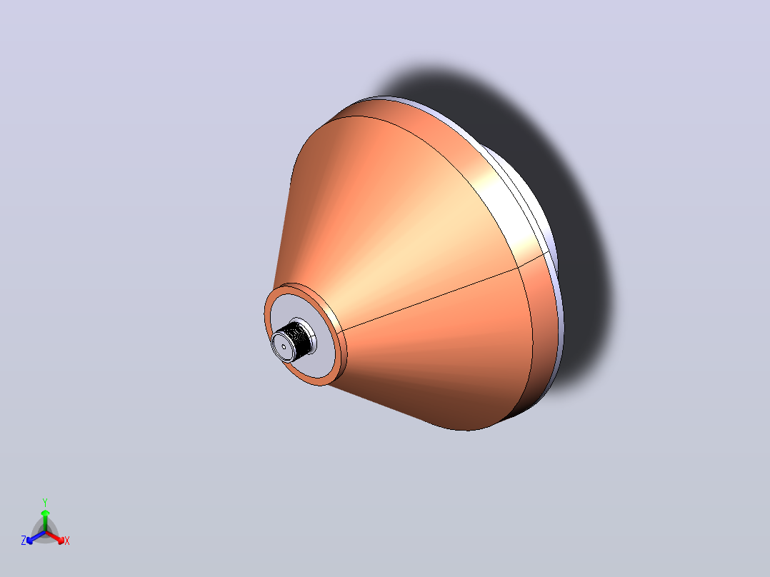 MP 2500 旋回圆锥破碎机mp-2500-gyratory-cone-模型格式为 stp主视图