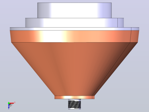 MP 2500 旋回圆锥破碎机mp-2500-gyratory-cone-模型格式为 stp俯视缩略图
