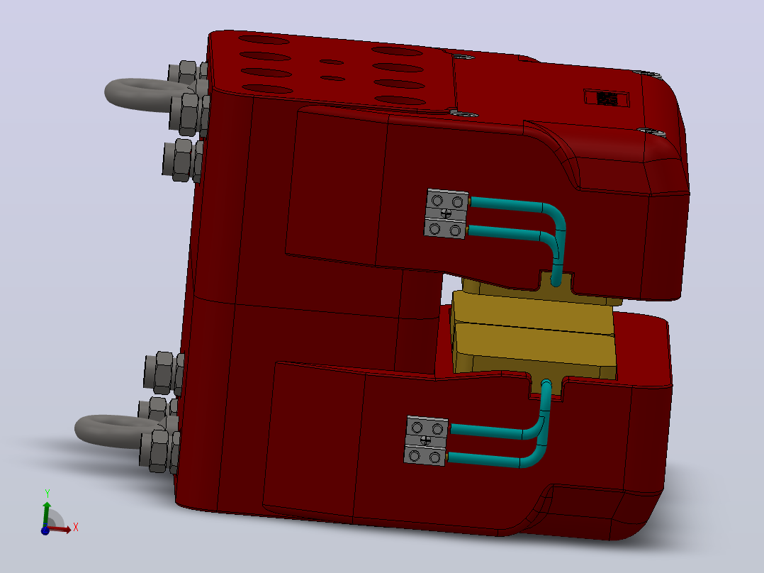 SB140-A03系列液压盘式制动器_SB140-A03-1000×30-RL.WL.1主视图