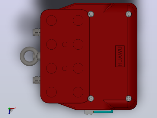 SB140-A03系列液压盘式制动器_SB140-A03-1000×30-RL.WL.1俯视缩略图