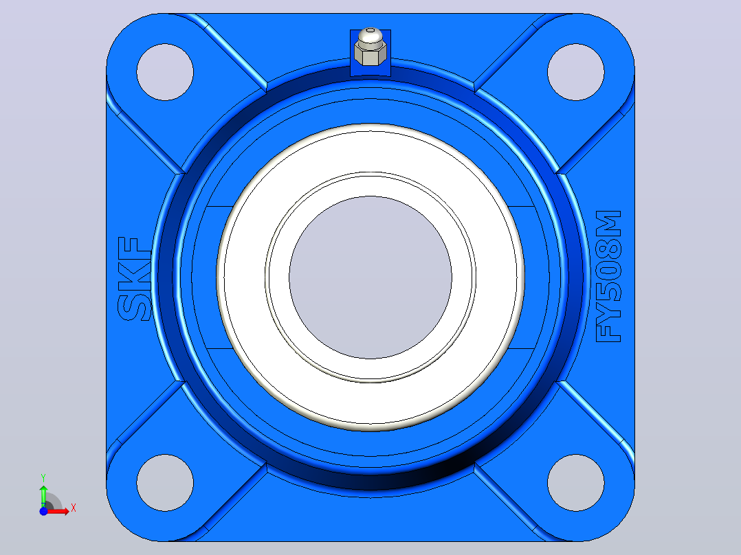 SKF FY508M轴承座前视图