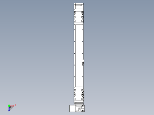 皮带直线轴双滑块型TPA-GCBS-80-P60-L250-LU-M20-N3俯视缩略图