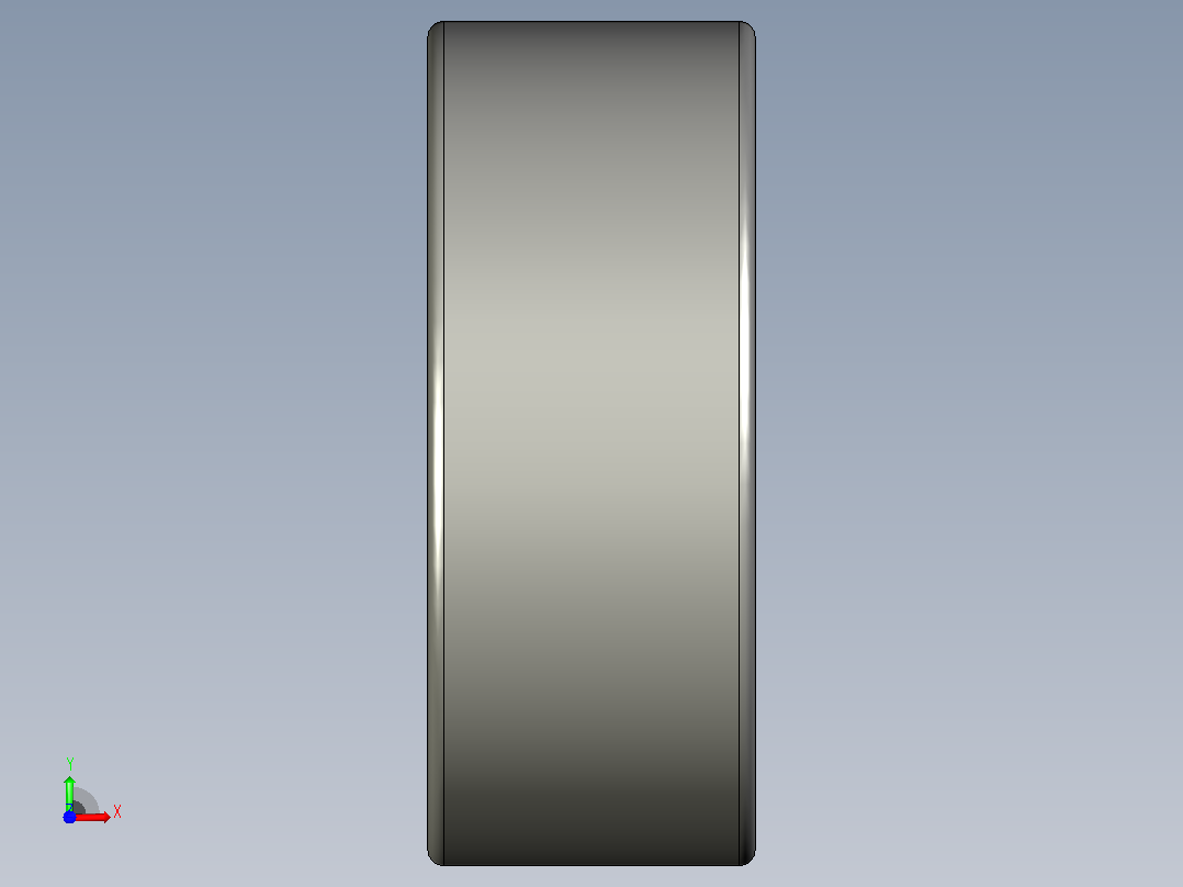 SKF自调心球轴承ball_bearing_2307_ek_0前视图