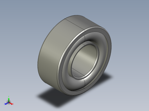 SKF自调心球轴承ball_bearing_2307_ek_0正等轴测缩略图