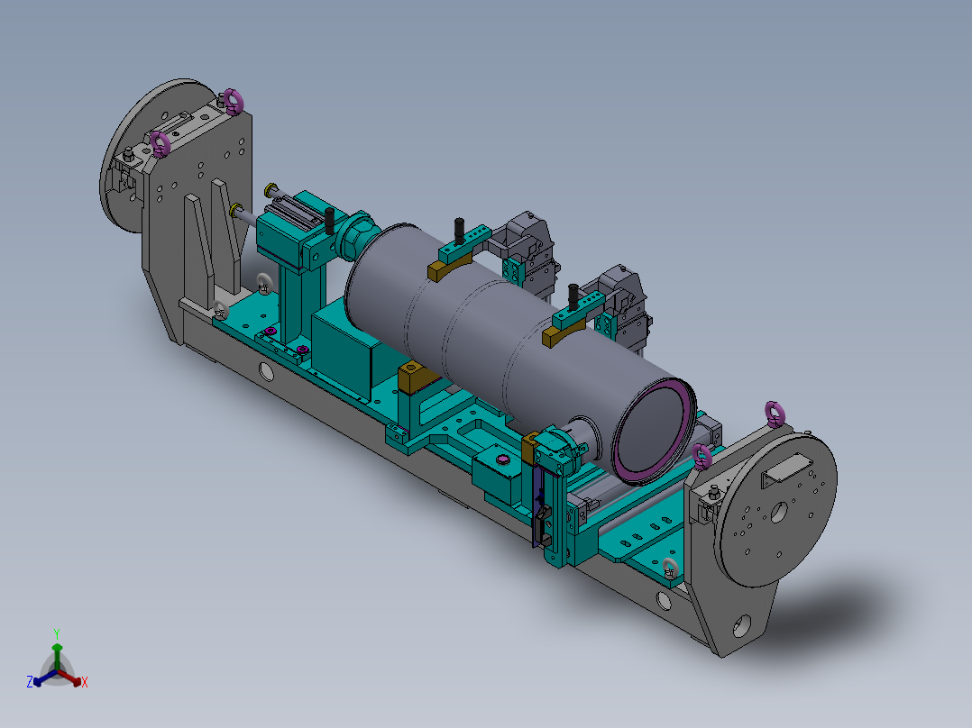 简单筒体焊接工装