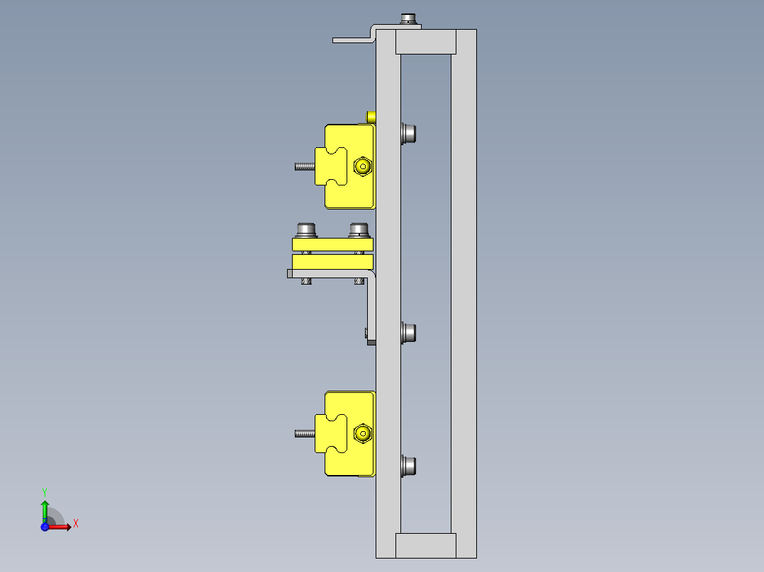 线性滑台前视图