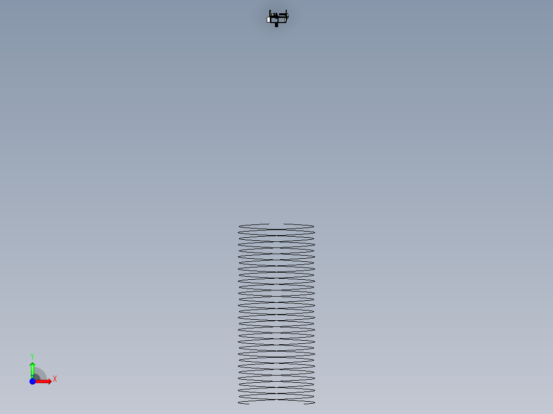 自动化切削夹具和加工STP格式前视图