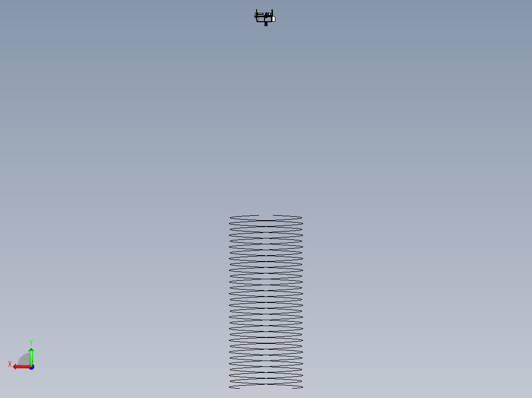 自动化切削夹具和加工STP格式后视图