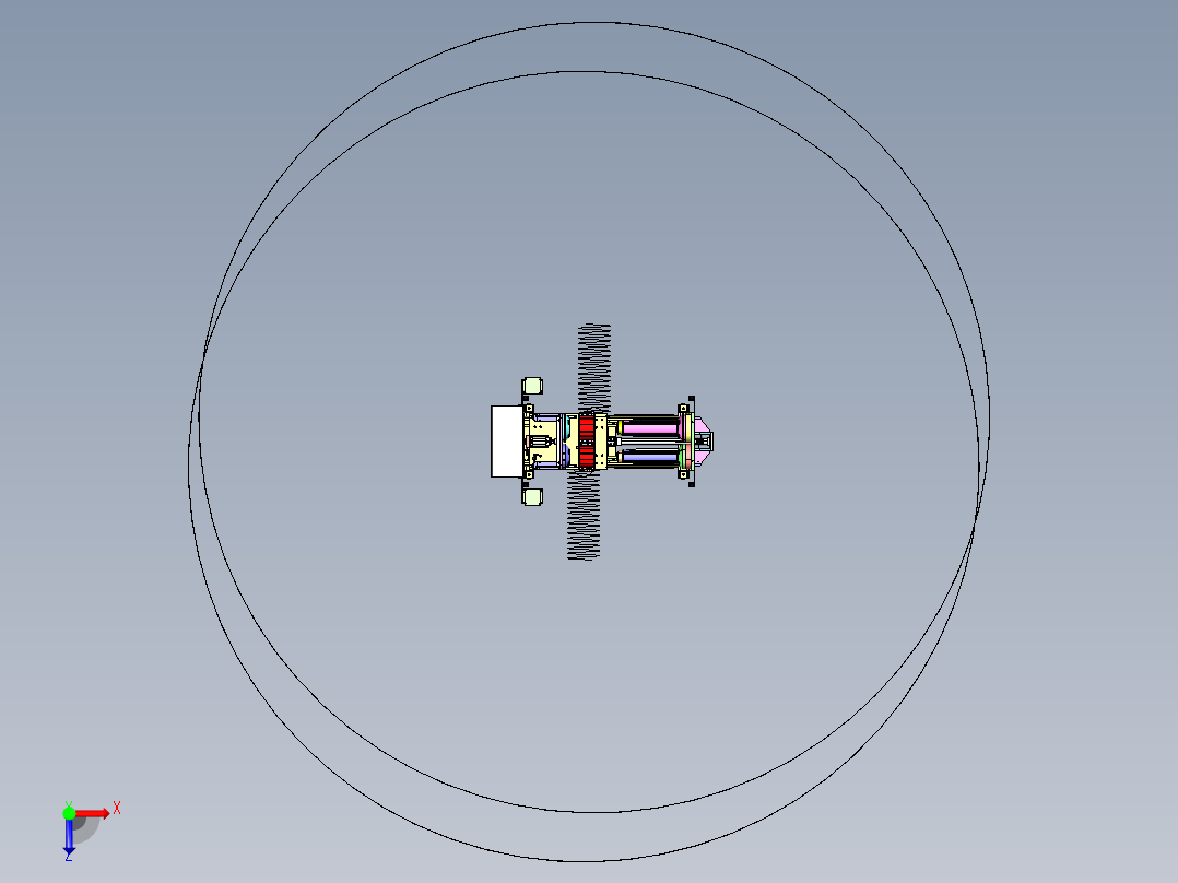 自动化切削夹具和加工STP格式俯视图