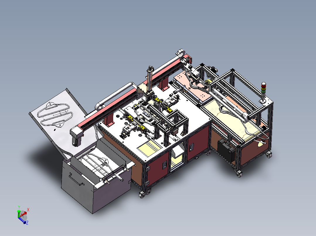 自动化衣架除水口插针钩一体机sw17可编辑
