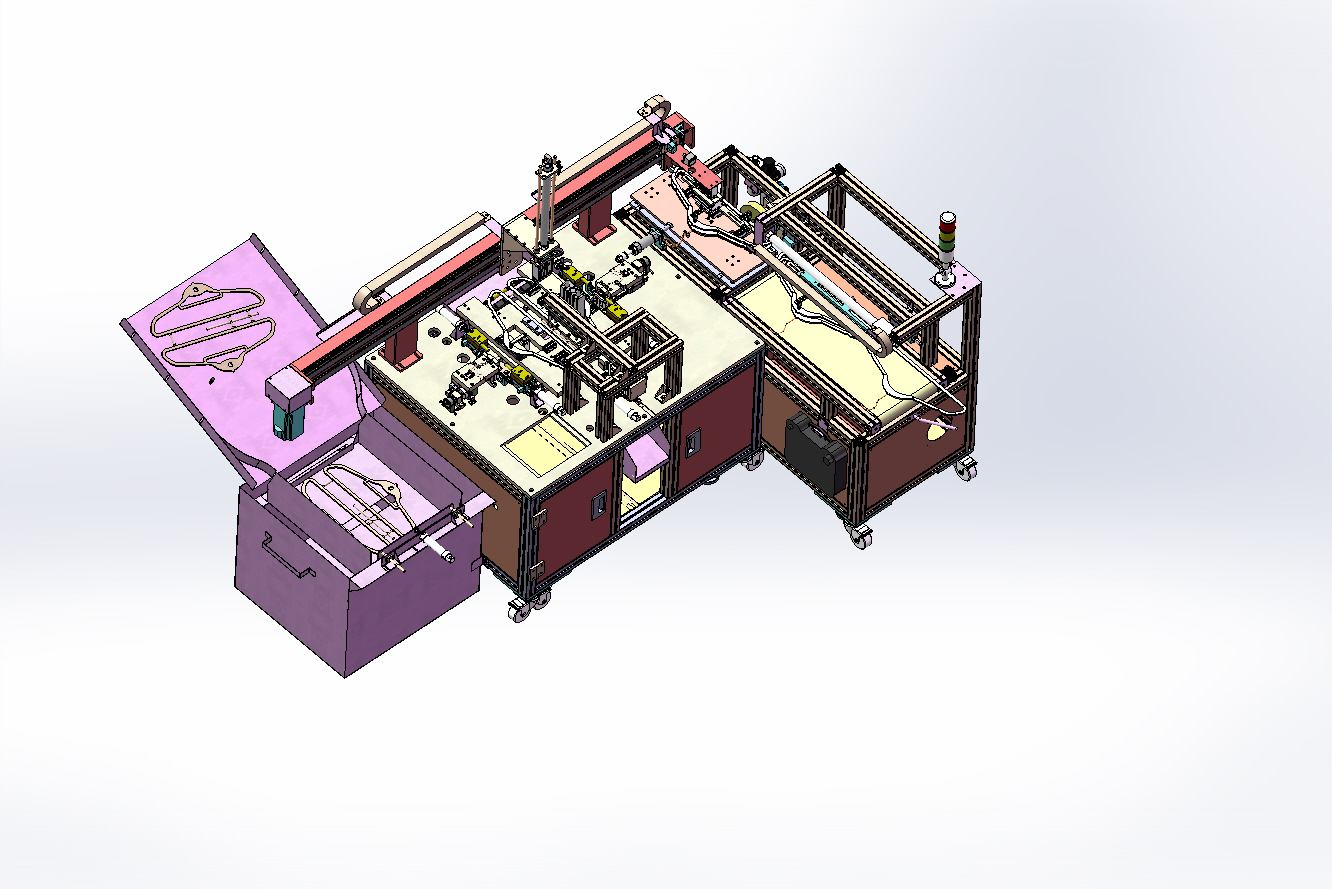 自动化衣架除水口插针钩一体机sw17可编辑