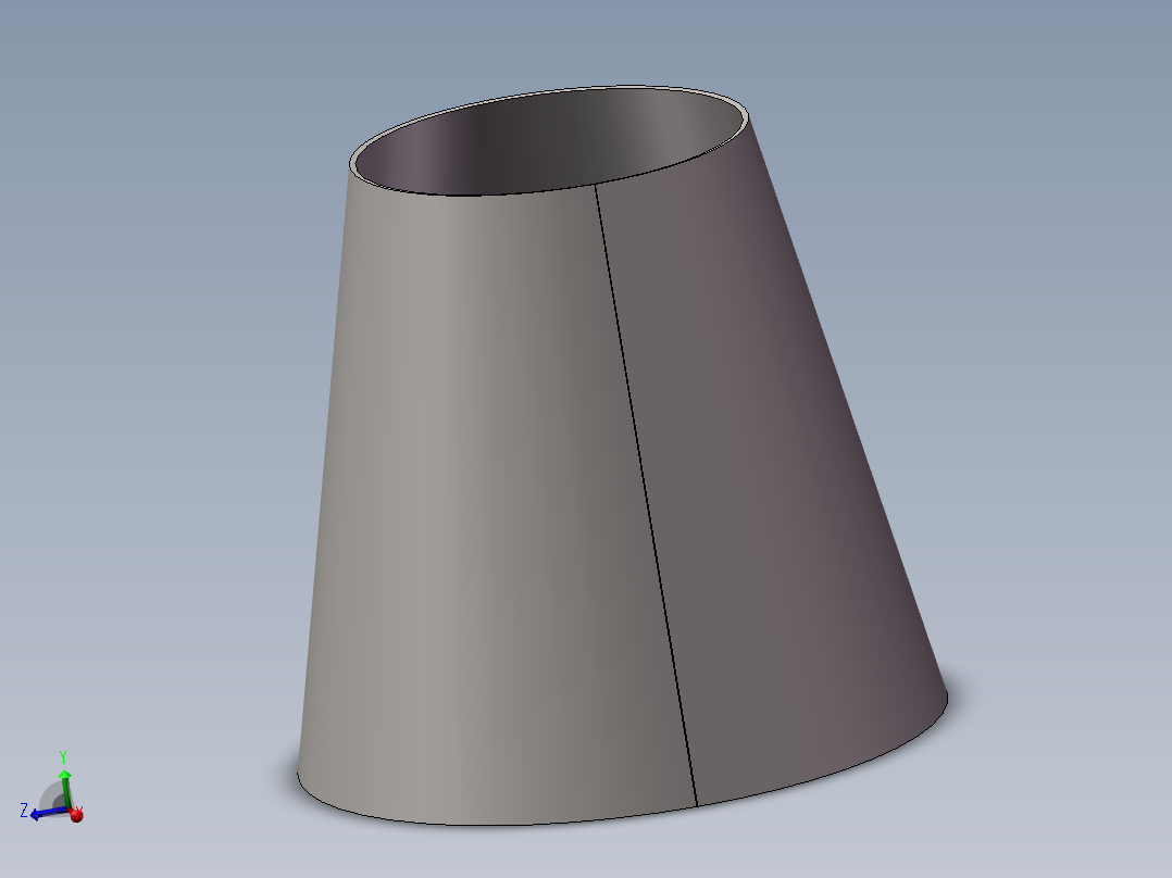 大小头-钣金放样