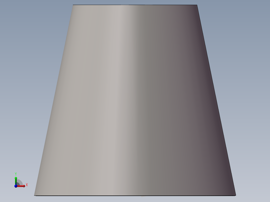 大小头-钣金放样前视图