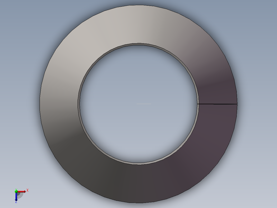 大小头-钣金放样俯视图