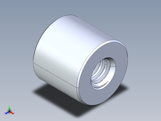 公制梯形螺母-TR20x4x45x40.STEP