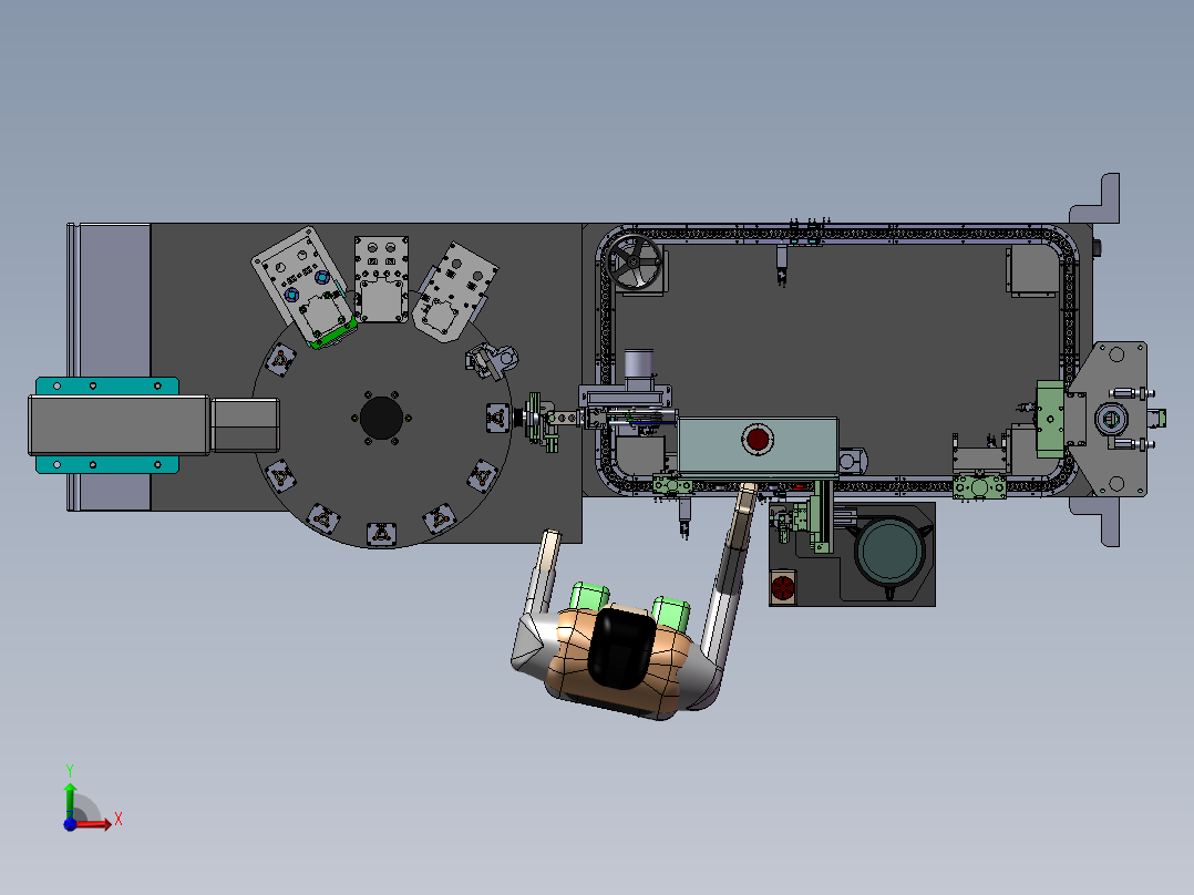 焊接及装配机（小鬼子的）前视图