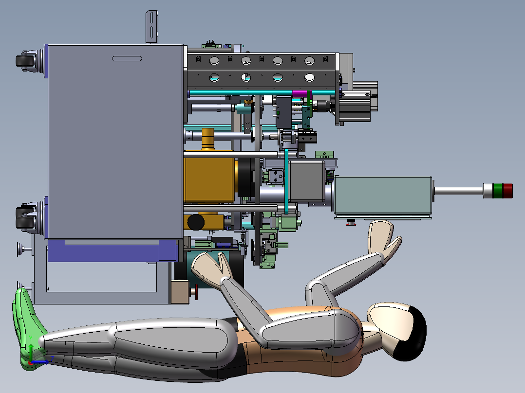 焊接及装配机（小鬼子的）左视图