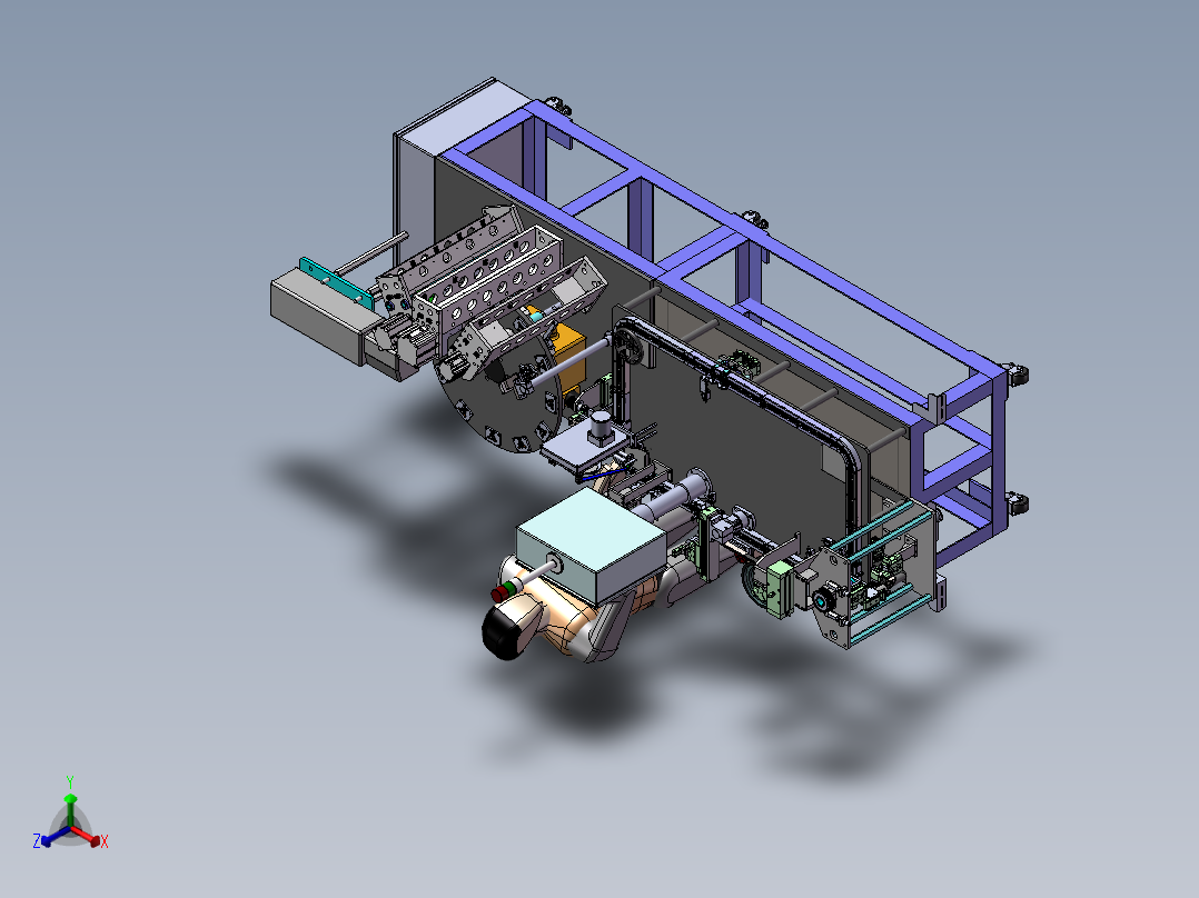 焊接及装配机（小鬼子的）正等轴测图