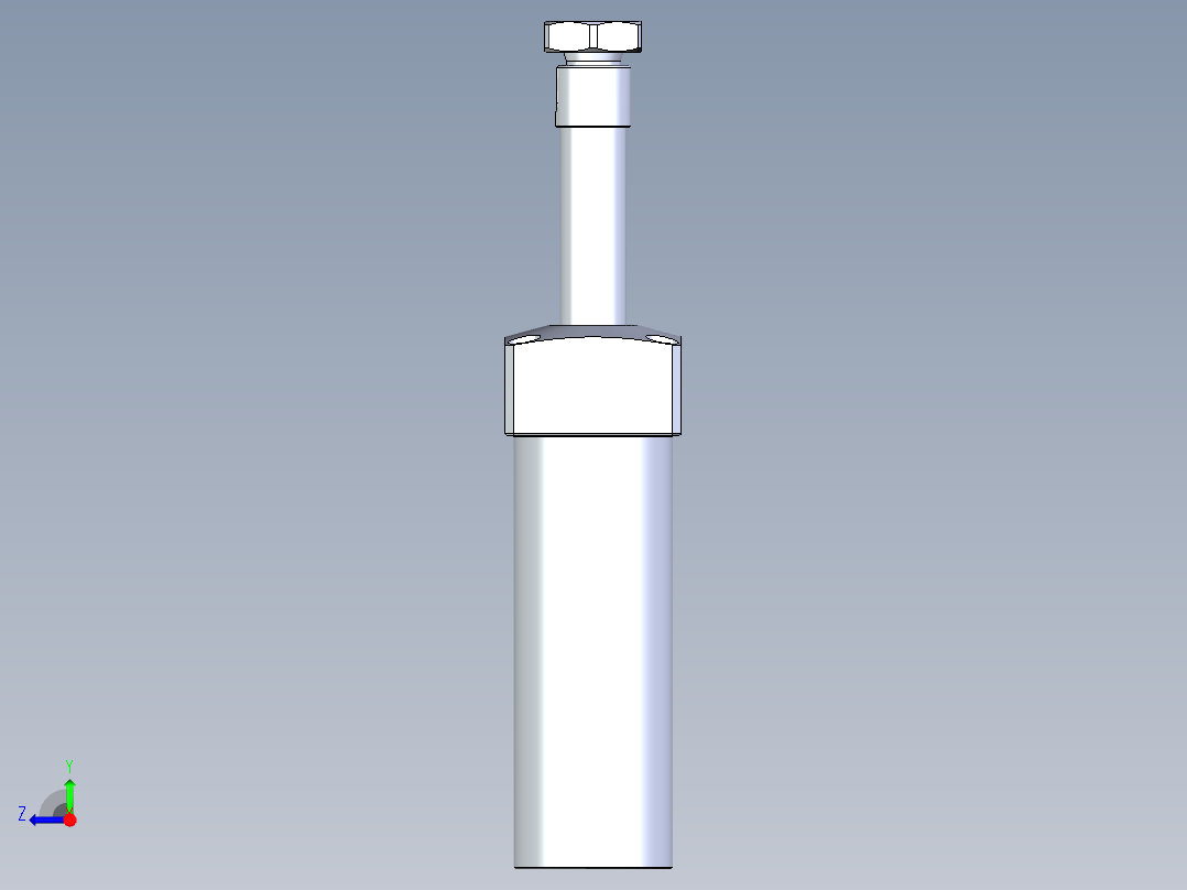 KOSMEKLHA0360-CR-Q35多系列多零件图纸模型右视图