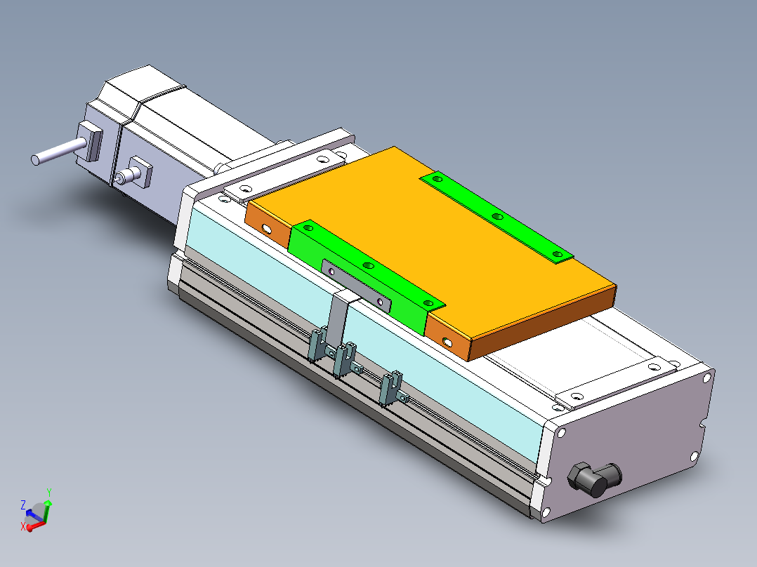 MCH丝杆全封闭MCH17-BC-750W主视图
