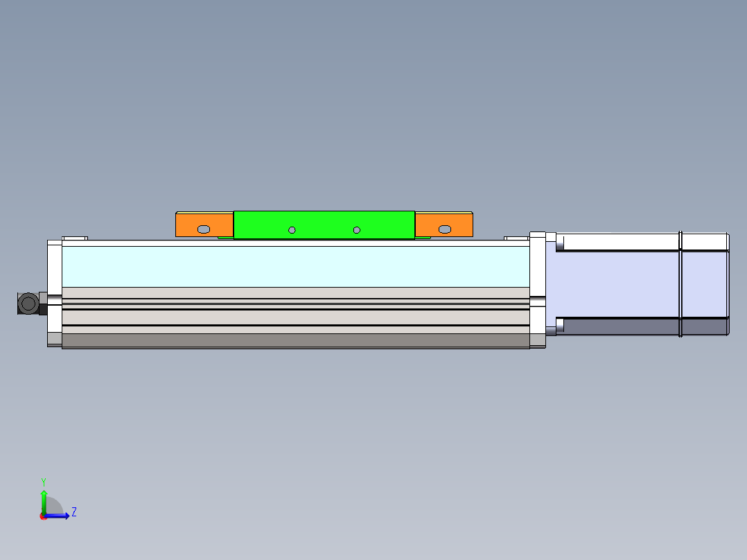 MCH丝杆全封闭MCH17-BC-750W左视图