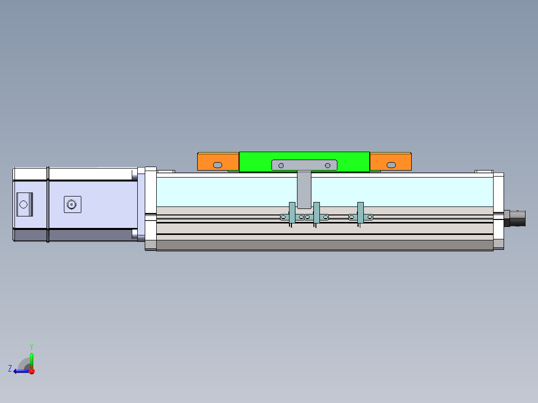 MCH丝杆全封闭MCH17-BC-750W右视图
