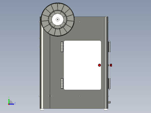 3D打印机200x200x200stp格式左视缩略图