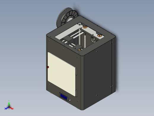 3D打印机200x200x200stp格式正等轴测缩略图
