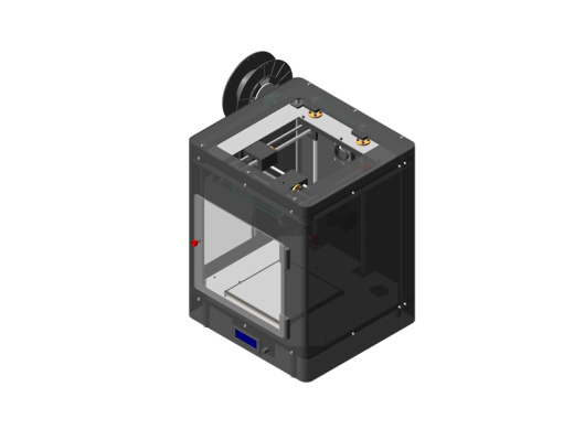 3D打印机200x200x200stp格式缩略图