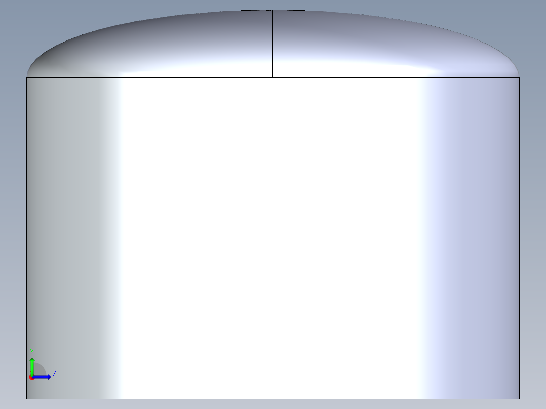 聚氯乙烯配件20-Sch80_Cap_FPT_848-025 _2.5in左视图
