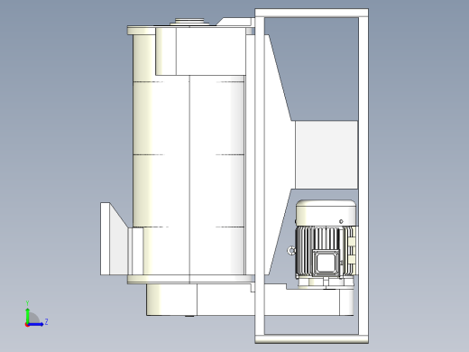 玉米脱粒机左视缩略图