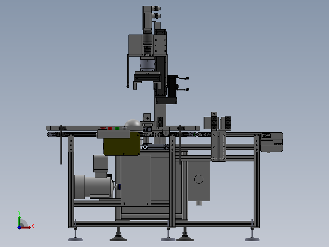 旋盖装置前视图