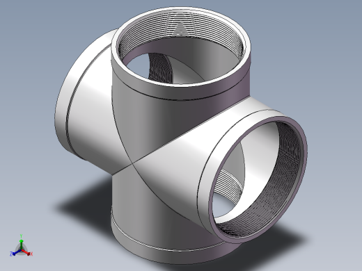 四通-等径内丝 DN100