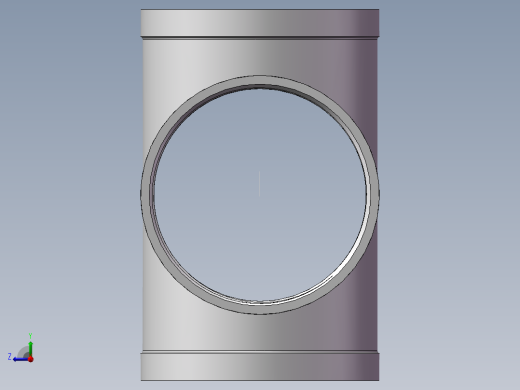 四通-等径内丝 DN100右视缩略图