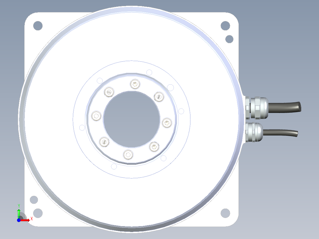 外径170-045DD马达前视图