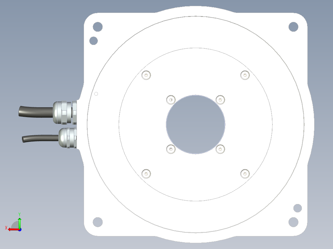 外径170-045DD马达后视图