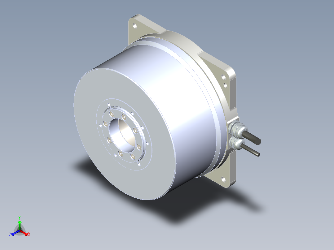 外径170-045DD马达正等轴测图