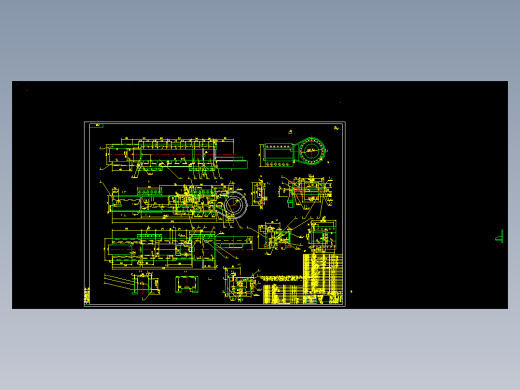 XO1-EBZ160掘进机行走部分CAD（履带）毕业设计图纸CAD199764