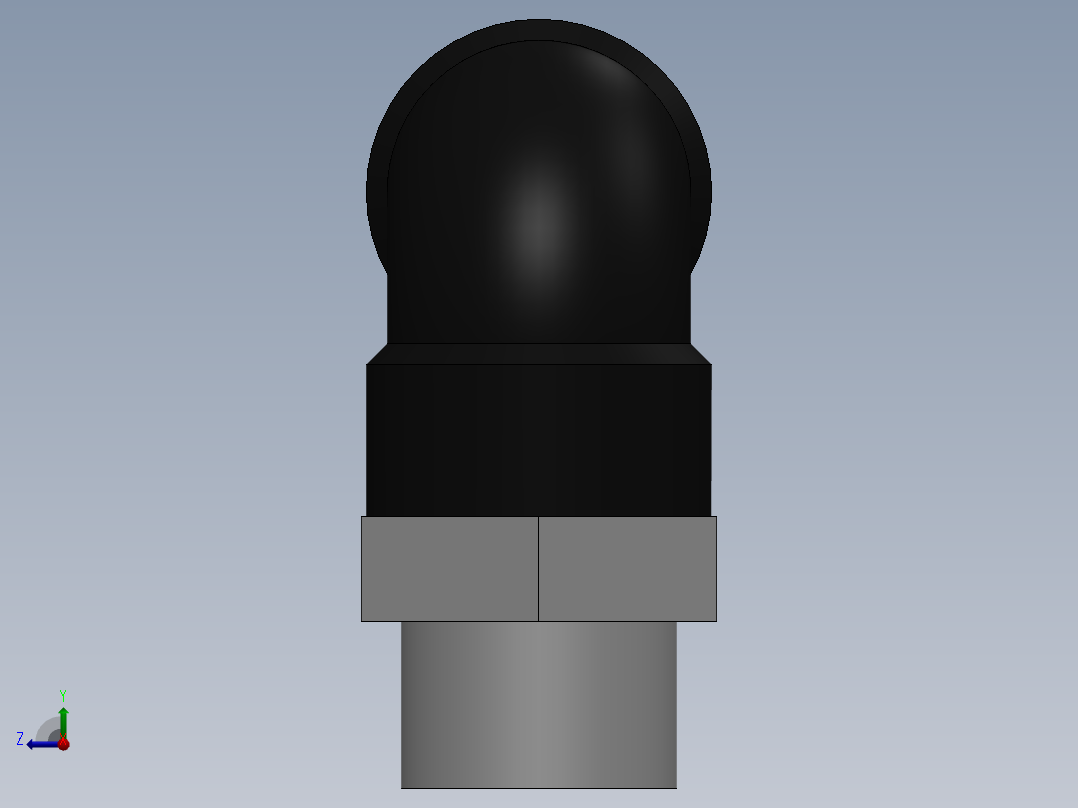 Ø10 x 1-4G COTOVELO 90° MACHO GIRAT. (C02471028)右视图