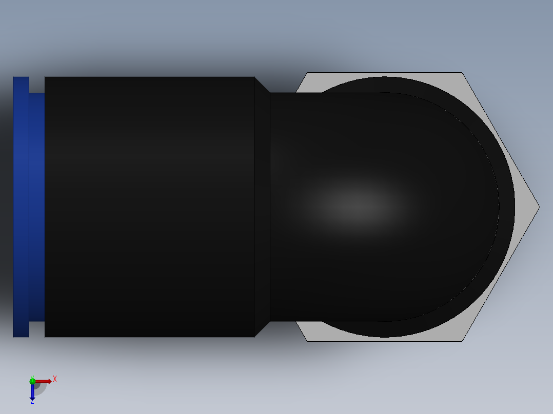 Ø10 x 1-4G COTOVELO 90° MACHO GIRAT. (C02471028)俯视图