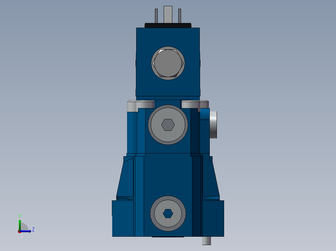 力士乐液压阀-DBW10B左视图