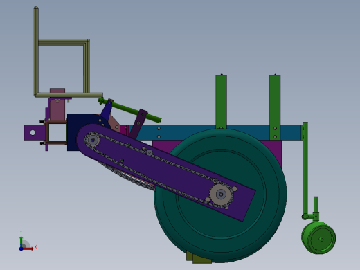 小型蔬菜移栽机的设计前视缩略图