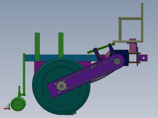 小型蔬菜移栽机的设计后视缩略图