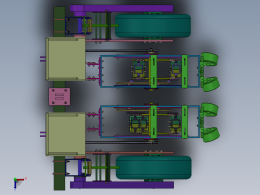 小型蔬菜移栽机的设计俯视缩略图