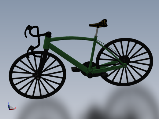 88---山地越野自行车sw2010三维图纸模型设计图纸